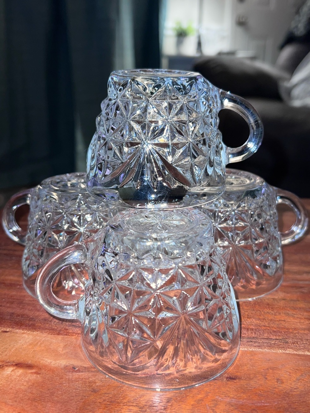 Vintage Anchor Hocking Arlington Punch Cups Set of 4